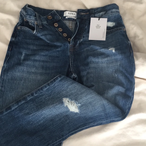 Size 25 pistola brand high waisted jeans - Picture 4 of 5